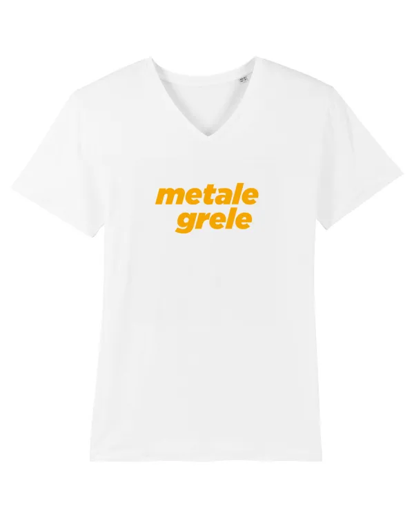 metale grele Tricou mânecă scurtă guler V Bărbat Presenter