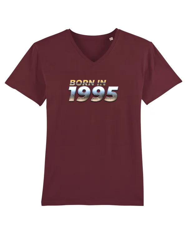 Born in 1995 Tricou mânecă scurtă guler V Bărbat Presenter