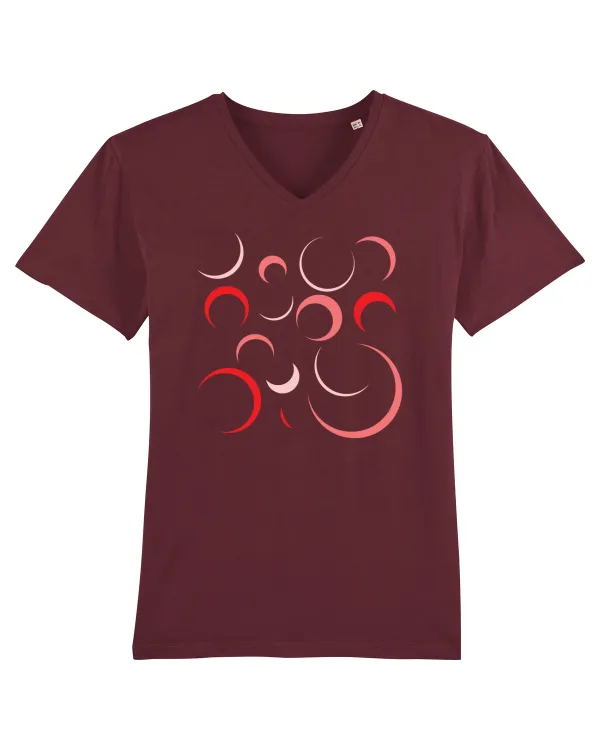 Red Moons Tricou mânecă scurtă guler V Bărbat Presenter