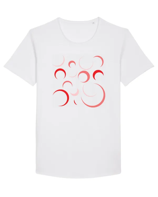 Red Moons Tricou mânecă scurtă guler larg Bărbat Skater
