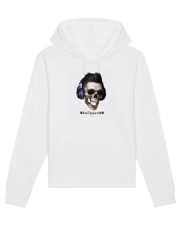 Craniu cu casti - skullphones 13 White