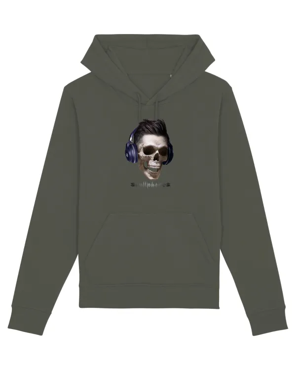Craniu cu casti - skullphones 13 Khaki
