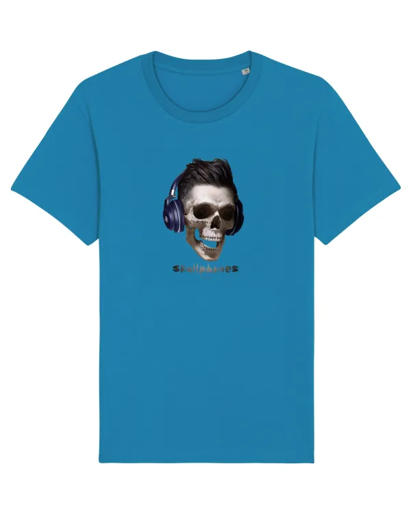 Craniu cu casti - skullphones 13 Azur