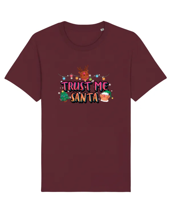 Trust Me Santa Burgundy