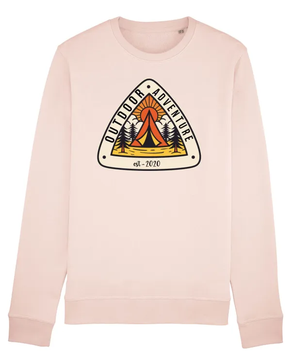 Bluză mânecă lungă Unisex Rise Candy Pink