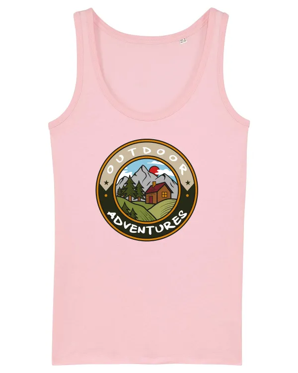 Outdoor Adventures Cabin Cotton Pink