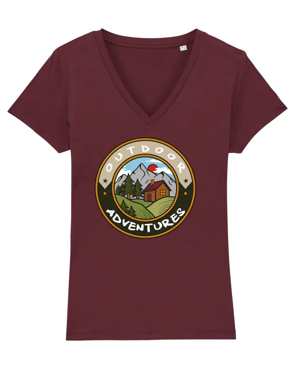 Outdoor Adventures Cabin Burgundy