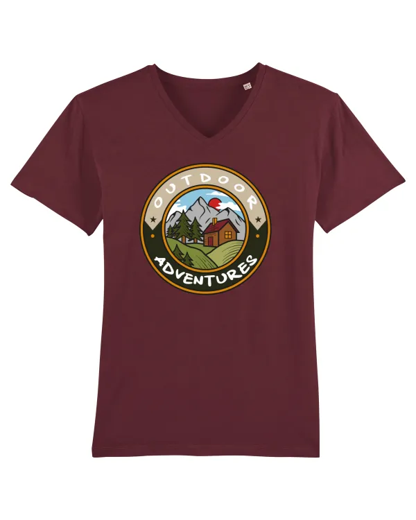Outdoor Adventures Cabin Burgundy
