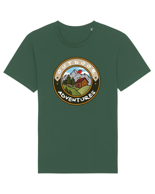 Outdoor Adventures Cabin Bottle Green