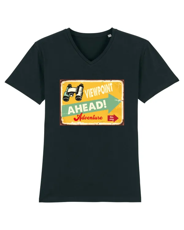 Viewpoint Ahead Adventure Tricou mânecă scurtă guler V Bărbat Presenter