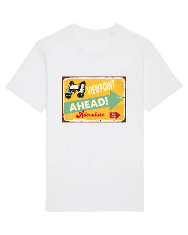 Tricou mânecă scurtă Unisex Rocker White