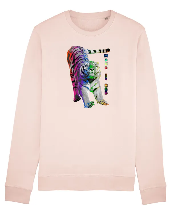 Bluză mânecă lungă Unisex Rise Candy Pink