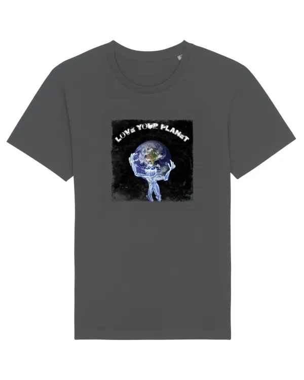Tricou mânecă scurtă Unisex Rocker Anthracite