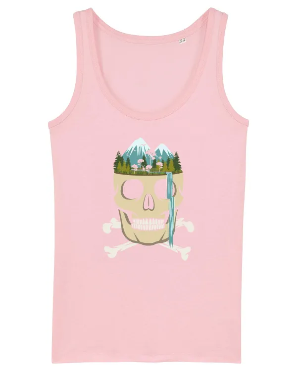 Skull Waterfall Cotton Pink