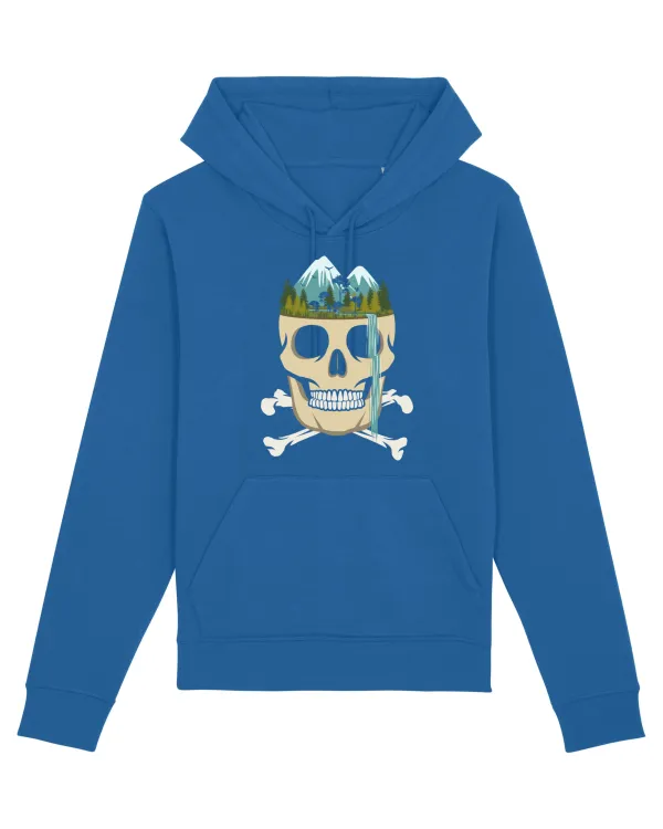 Skull Waterfall Royal Blue