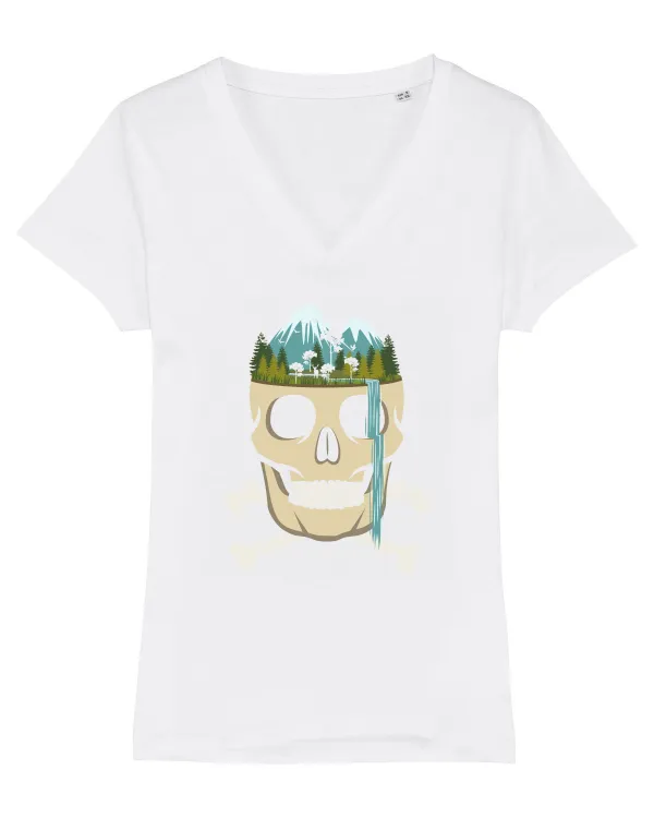 Skull Waterfall White
