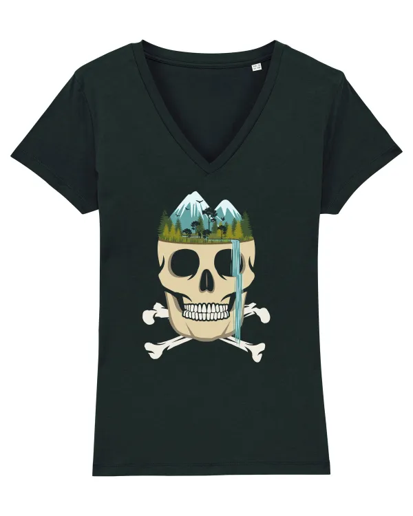 Skull Waterfall Black
