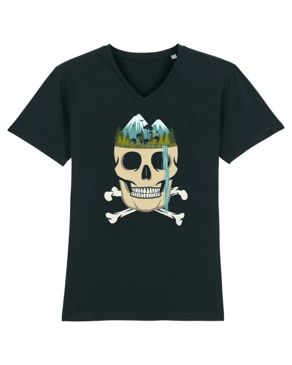 Skull Waterfall Black