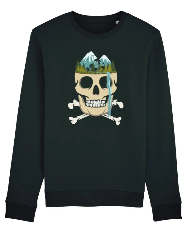 Skull Waterfall Black