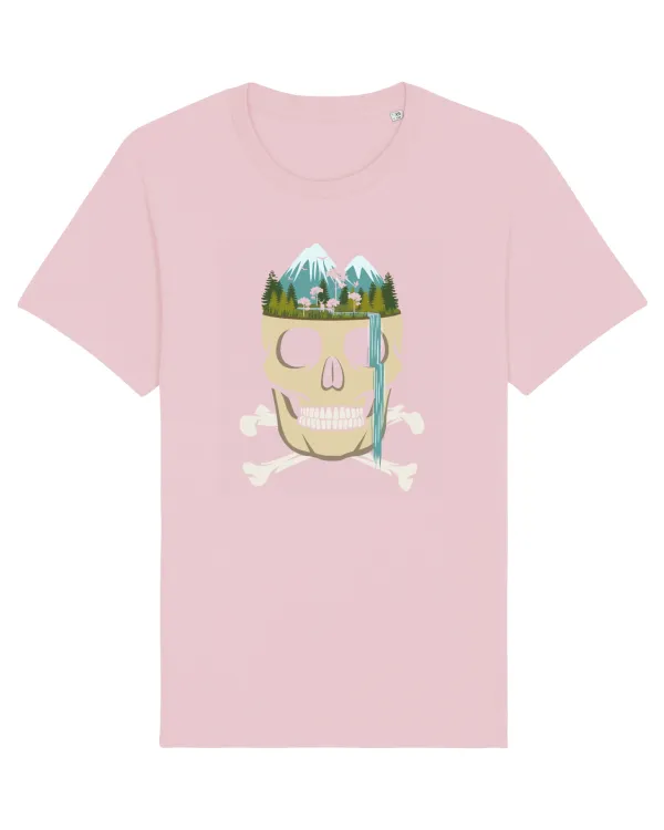 Skull Waterfall Cotton Pink