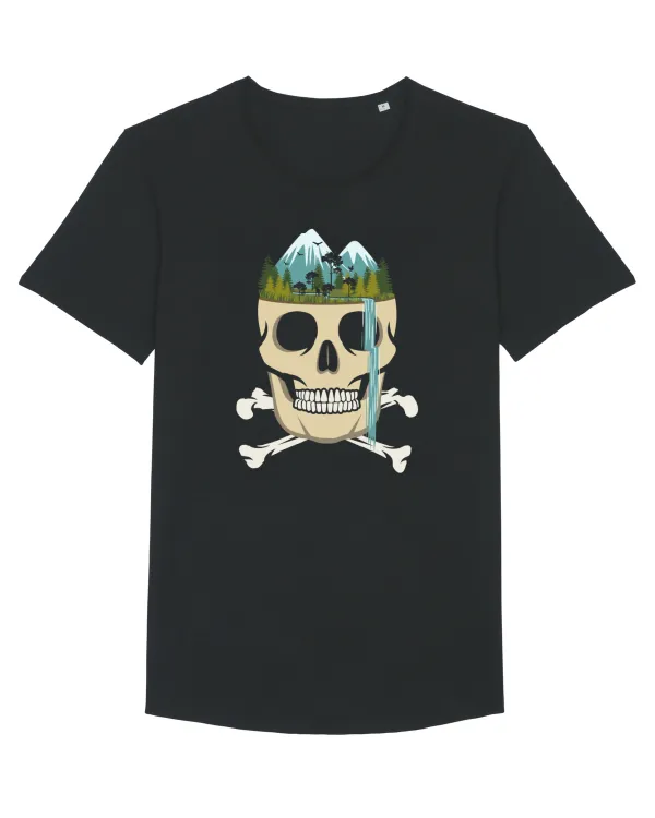 Skull Waterfall Black