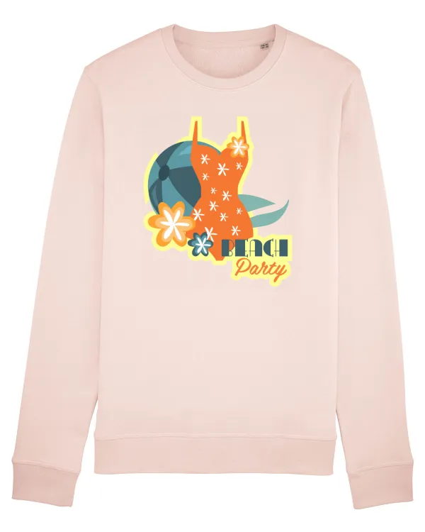 Bluză mânecă lungă Unisex Rise Candy Pink