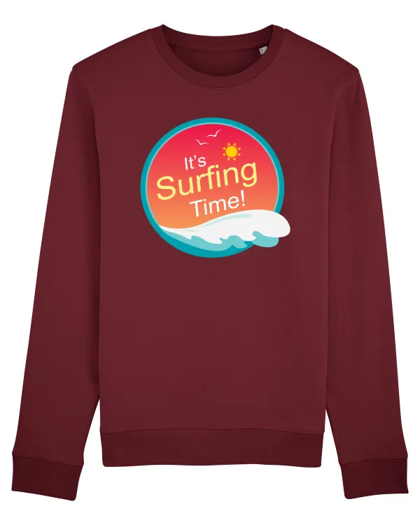 Bluză mânecă lungă Unisex Rise Burgundy
