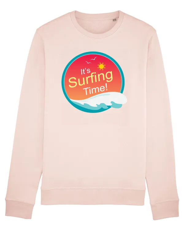 Bluză mânecă lungă Unisex Rise Candy Pink