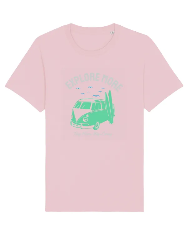 Tiny Home Big Living Beach Surf Cotton Pink