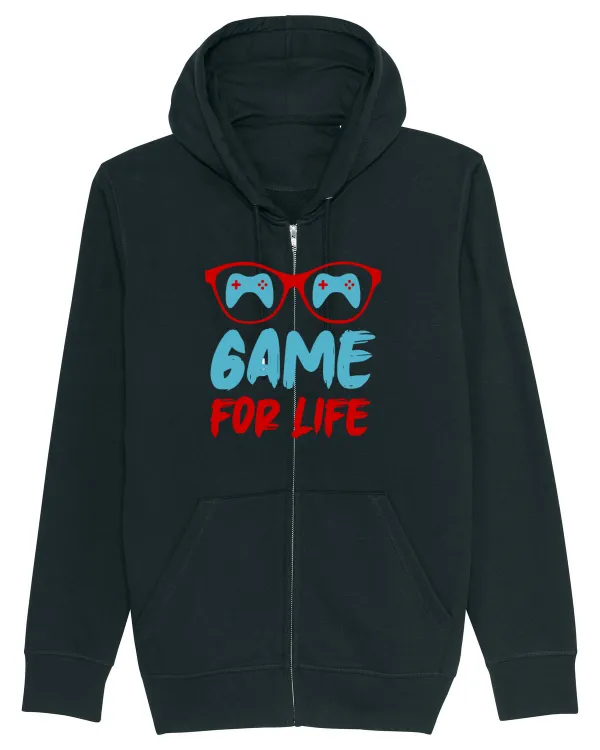 Game For Life Hanorac cu fermoar Unisex Connector