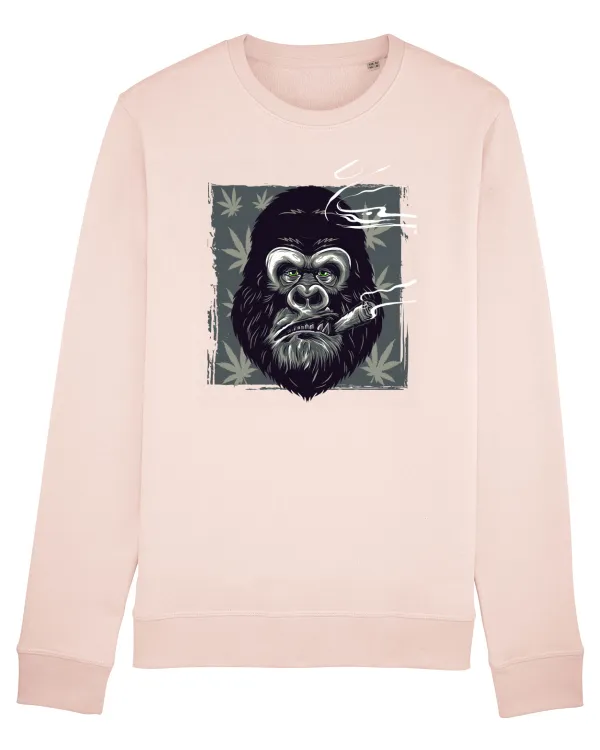 Bluză mânecă lungă Unisex Rise Candy Pink
