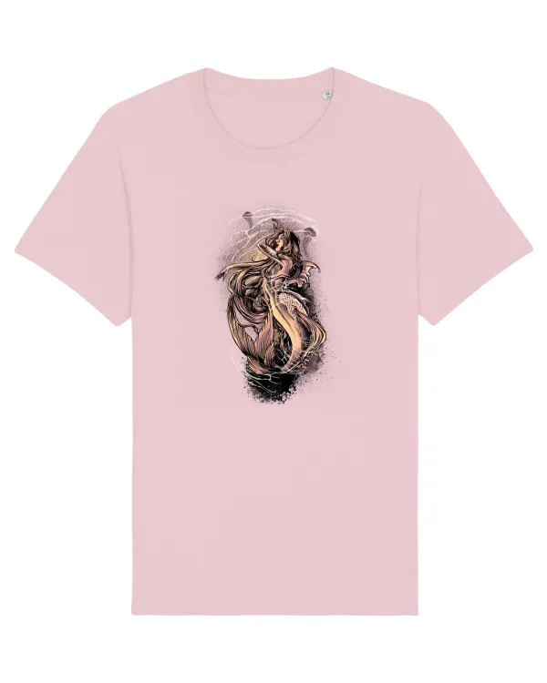 Tricou mânecă scurtă Unisex Rocker Cotton Pink