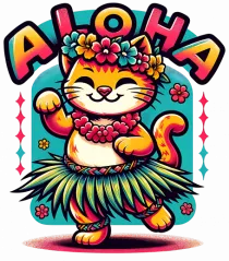 cu pisici in vacanță - Aloha
