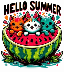 cu pisici in vacanță - Hello summer